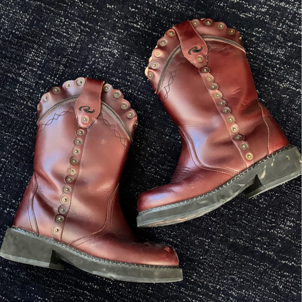 Burgundy Cowboy Boots